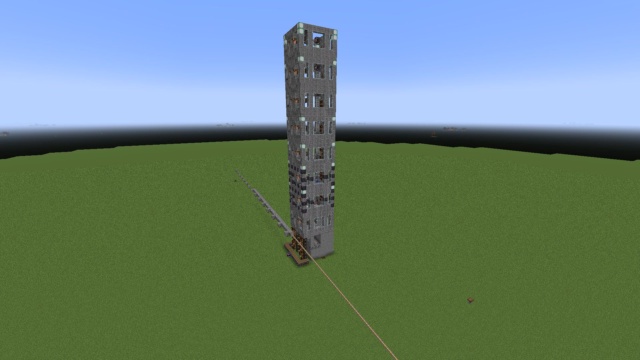 Featured image of 8 Story Elevator with call buttons, floor arrival chime, smooth opening doors, floor indicators and subterranean encoder.  PLEASE READ DESCRIPTION